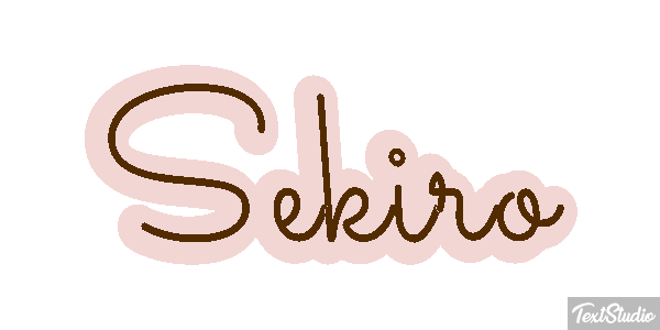 Sekiro Effetto testo