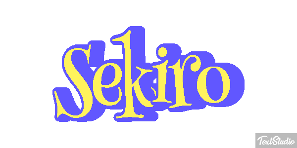 Sekiro Effetto testo