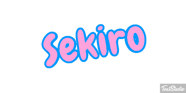Sekiro Effetto testo