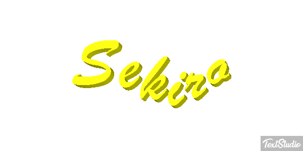 Sekiro Effetto testo