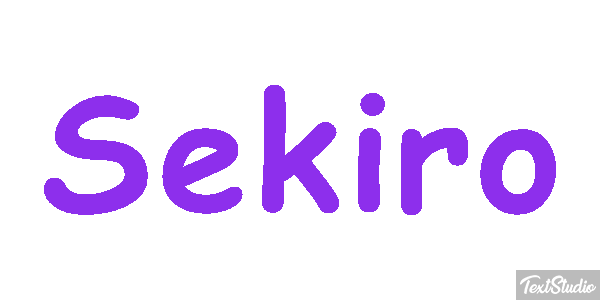Sekiro Effetto testo