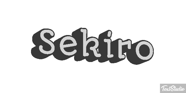 Sekiro Effetto testo