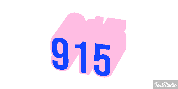 915 Efeito do texto