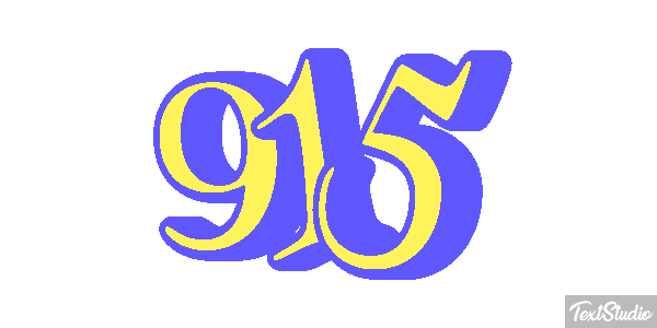 915 Efeito do texto