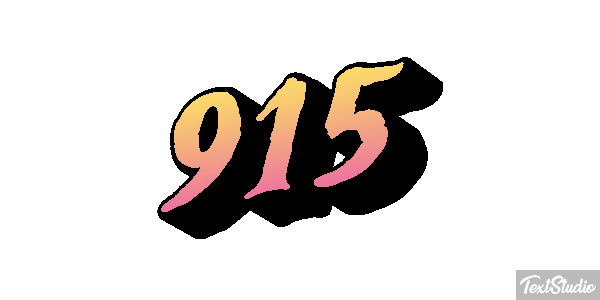 915 Efeito do texto