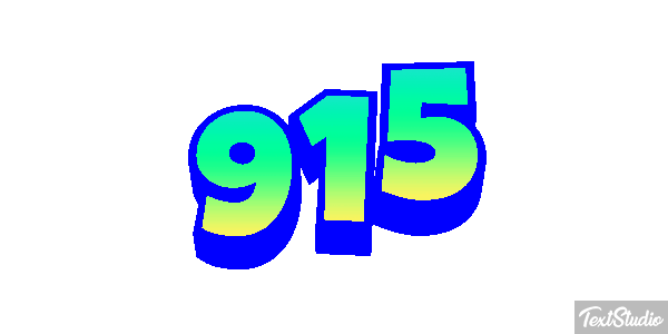 915 Efeito do texto