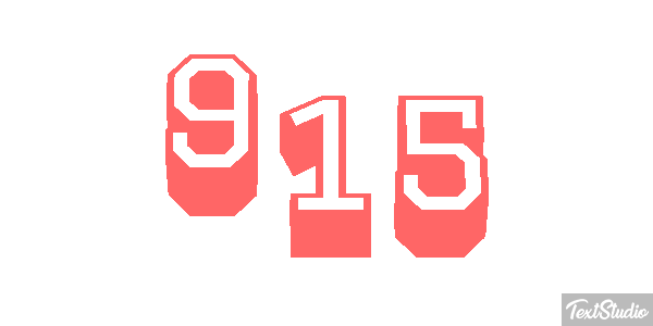 915 Efeito do texto