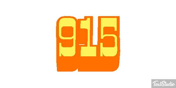 915 Efeito do texto