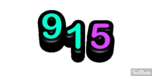 915 Efeito do texto