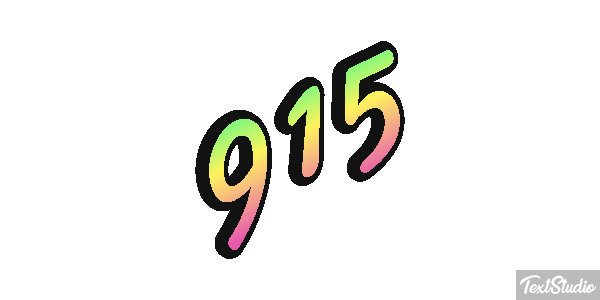 915 Efeito do texto