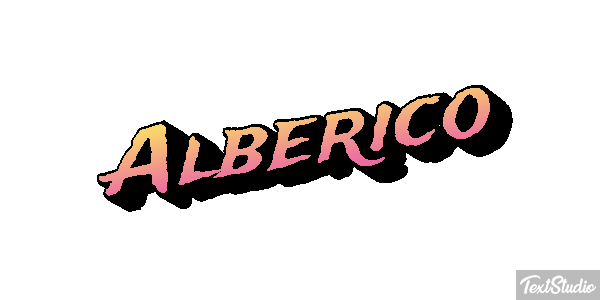 Alberico Effetto testo