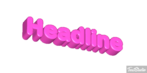 Headline Text effect