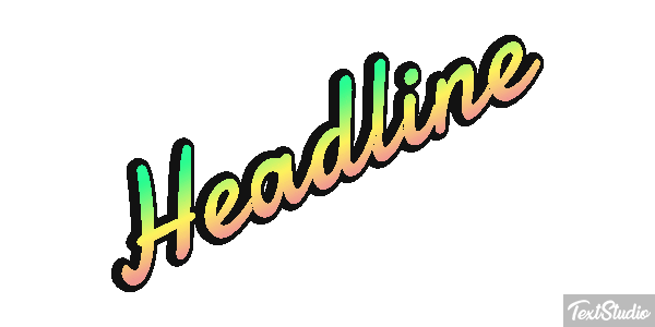 Headline Text effect