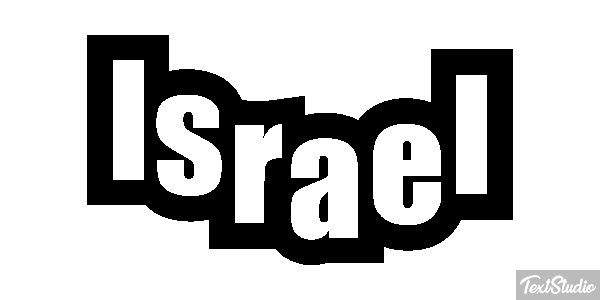 Israel Efecto de texto