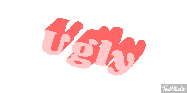 Ugly Effet de texte