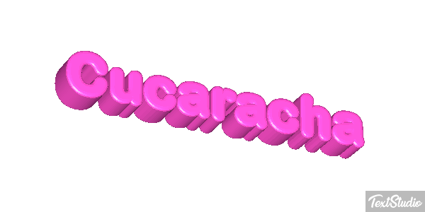 Cucaracha Текстовый эффект