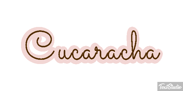 Cucaracha Текстовый эффект