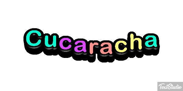 Cucaracha Текстовый эффект