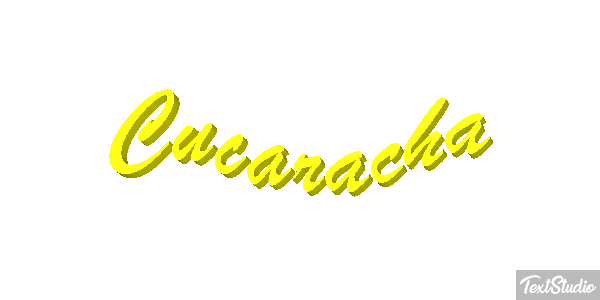 Cucaracha Текстовый эффект