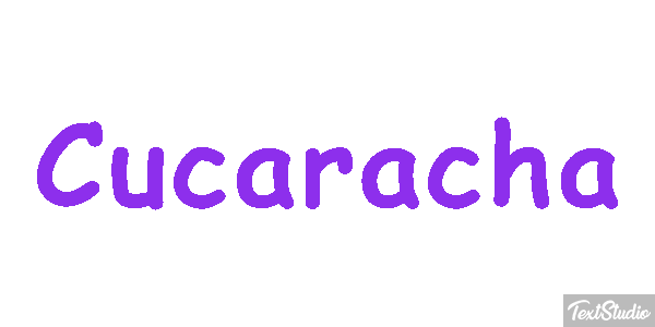 Cucaracha Текстовый эффект