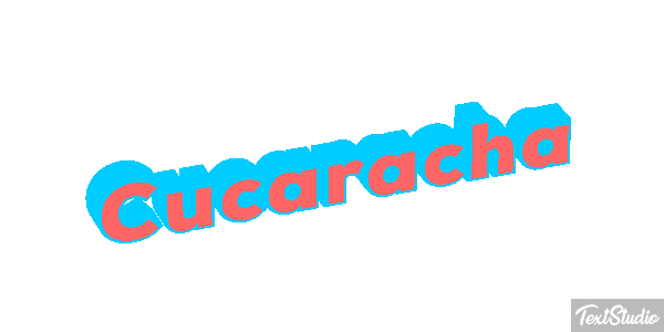 Cucaracha Текстовый эффект