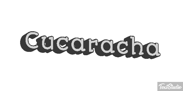 Cucaracha Текстовый эффект
