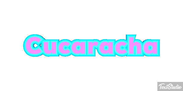 Cucaracha Текстовый эффект