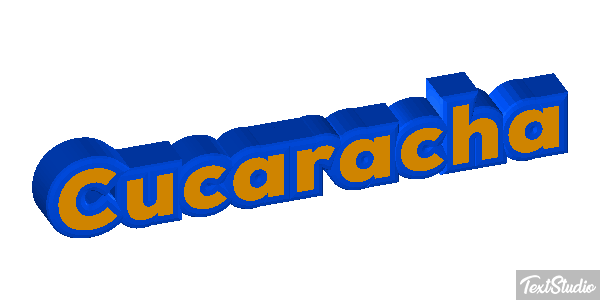 Cucaracha Текстовый эффект