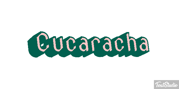 Cucaracha Текстовый эффект