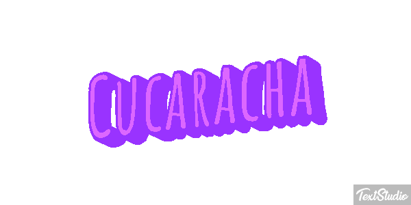 Cucaracha Текстовый эффект