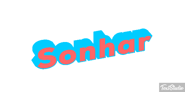 Sonhar Efeito do texto