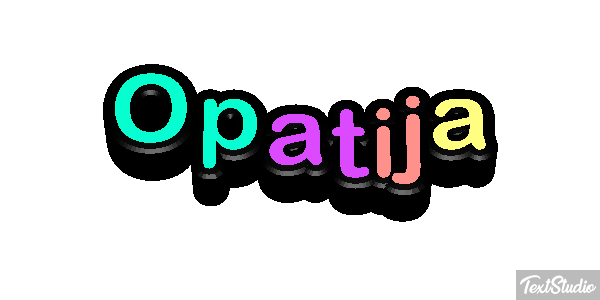 Opatija Efekt tekstowy