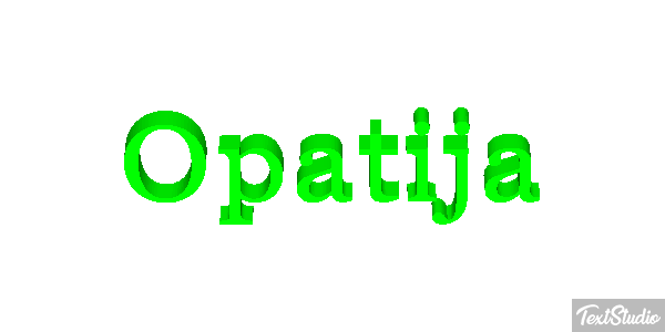 Opatija Efekt tekstowy