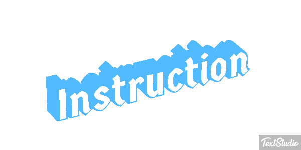 Instruction Word Animated GIF Logo Designs