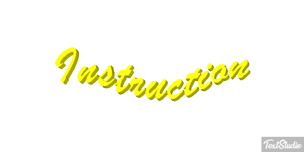 Instruction Word Animated GIF Logo Designs