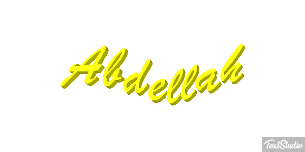 Abdellah テキスト効果