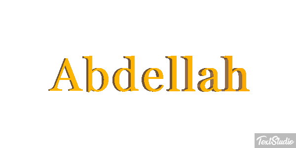 Abdellah テキスト効果