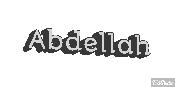 Abdellah テキスト効果
