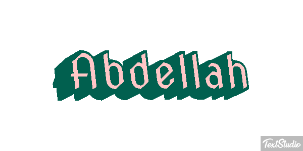 Abdellah テキスト効果