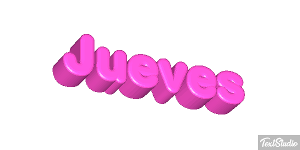 Jueves Efeito do texto