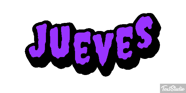 Jueves Efeito do texto