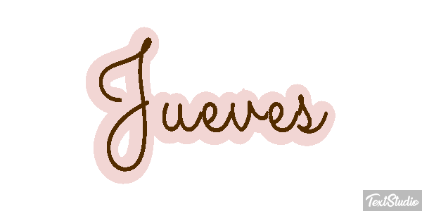 Jueves Efeito do texto