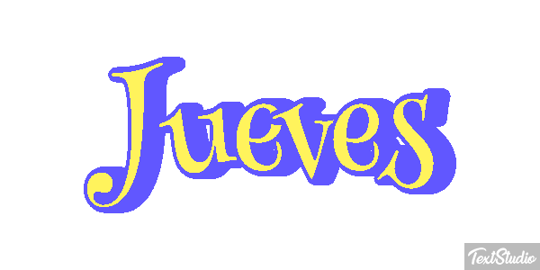 Jueves Efeito do texto