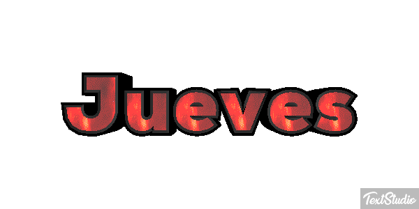 Jueves Efeito do texto