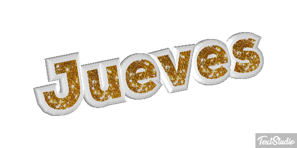 Jueves Efeito do texto