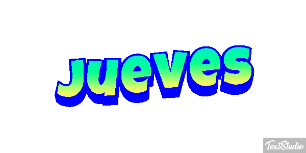 Jueves Efeito do texto