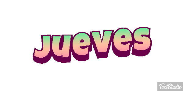 Jueves Efeito do texto