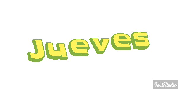 Jueves Efeito do texto