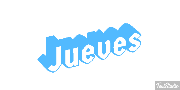 Jueves Efeito do texto