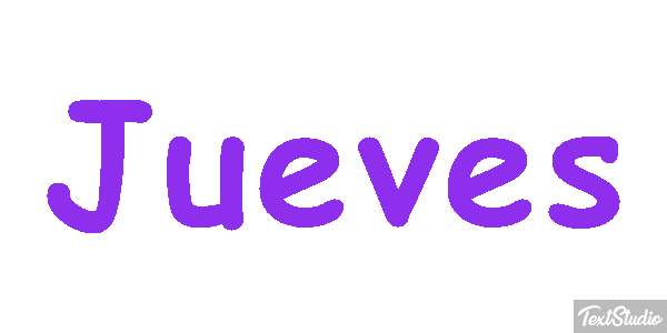 Jueves Efeito do texto